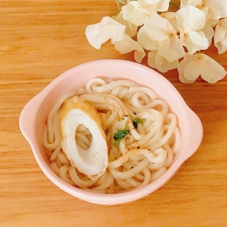 ちくわうどん˖✧˖°（あごだし）